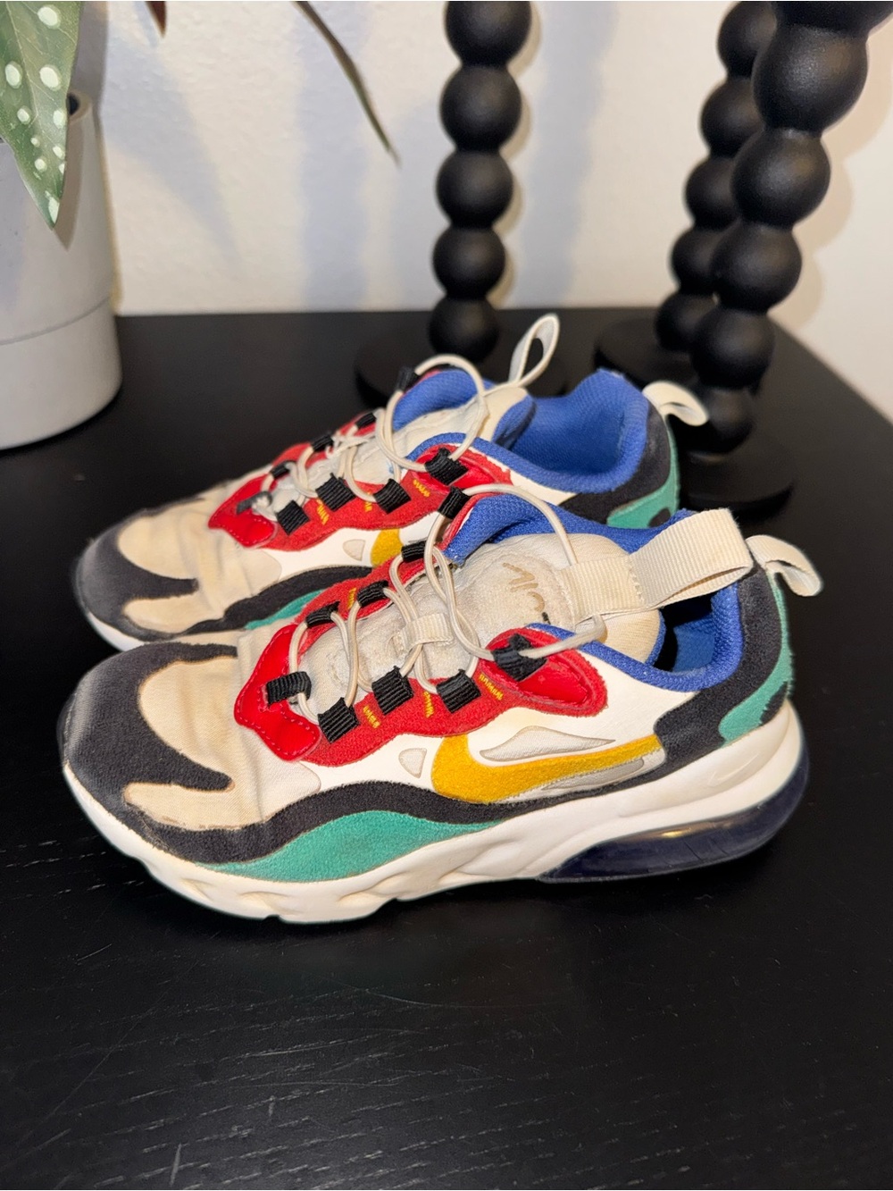 Nike Kids Multicolor Sneakers - Yellow/Red/Blue/Green